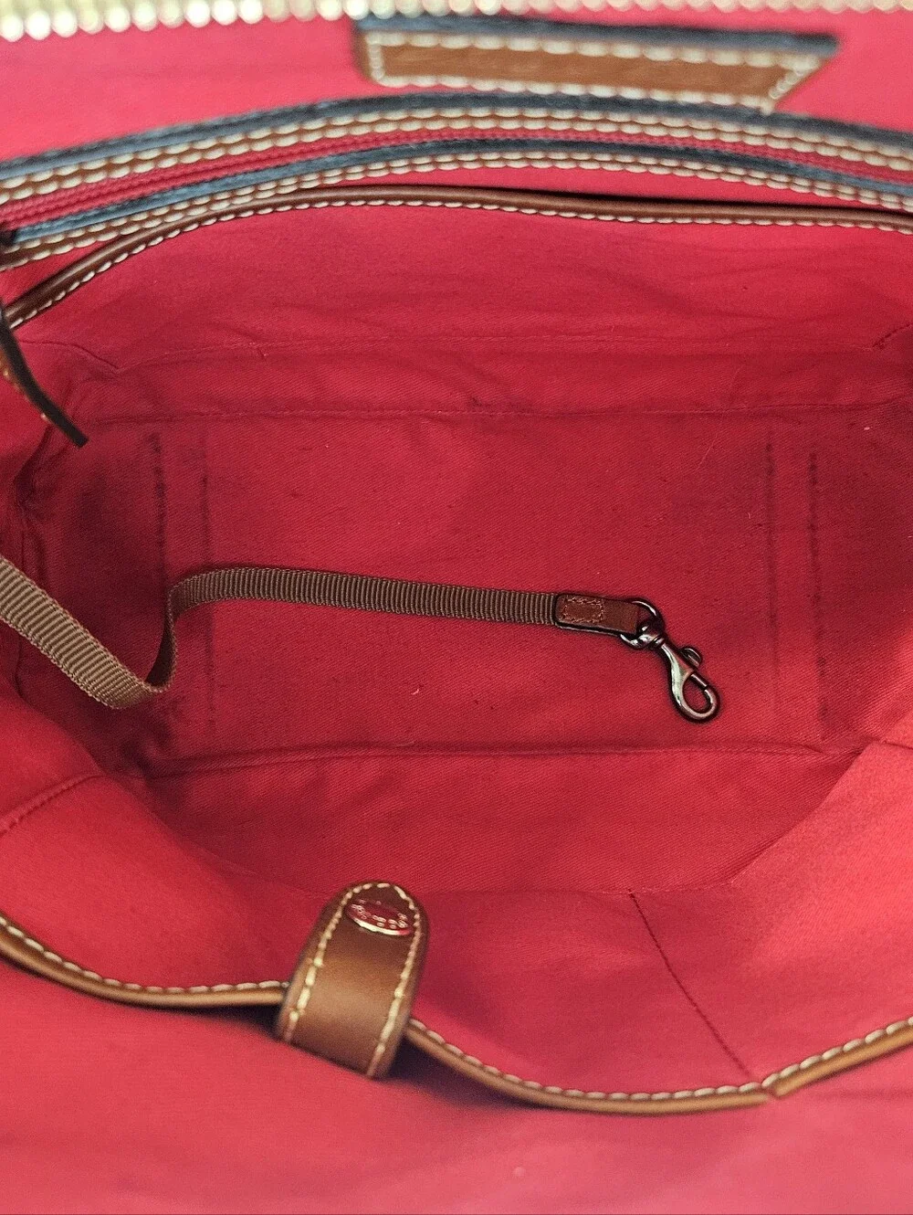 Dooney & Bourke Pebbled Leather Satchel Crossbody Bag